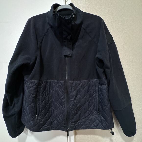 G/FORE Women’s Quilted Hybrid Golf Jacket Black Size L G4LF22O40 - Picture 2 of 12